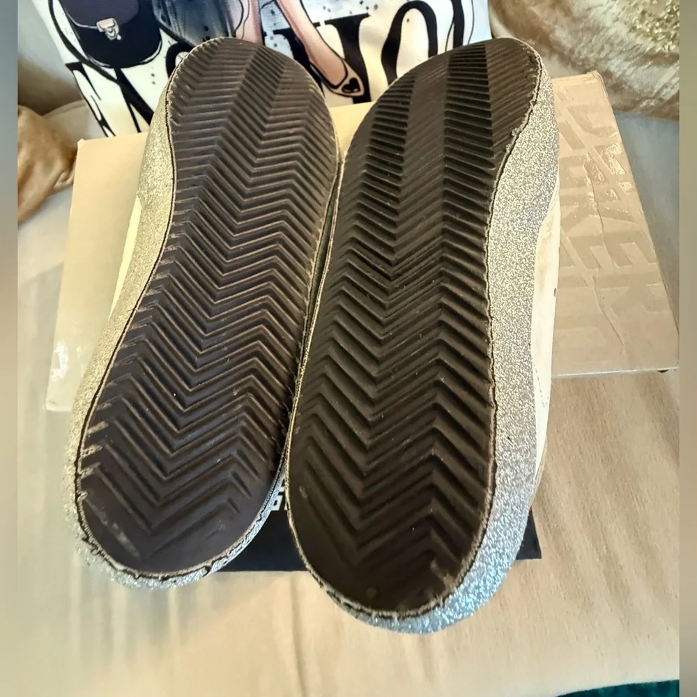Golden Goose Snakeskin, Silver and White Sneakers - Picture 8 of 8